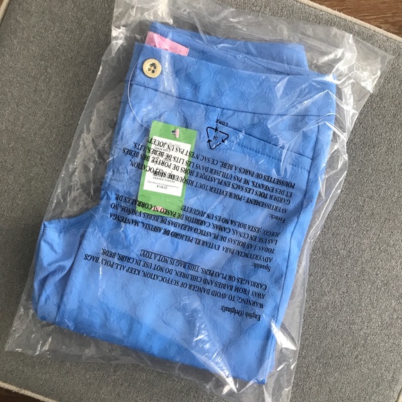♏️SOLD♏️ NWT Lilly Pulitzer Kelly Ankle Pants Blue - Picture 2 of 6